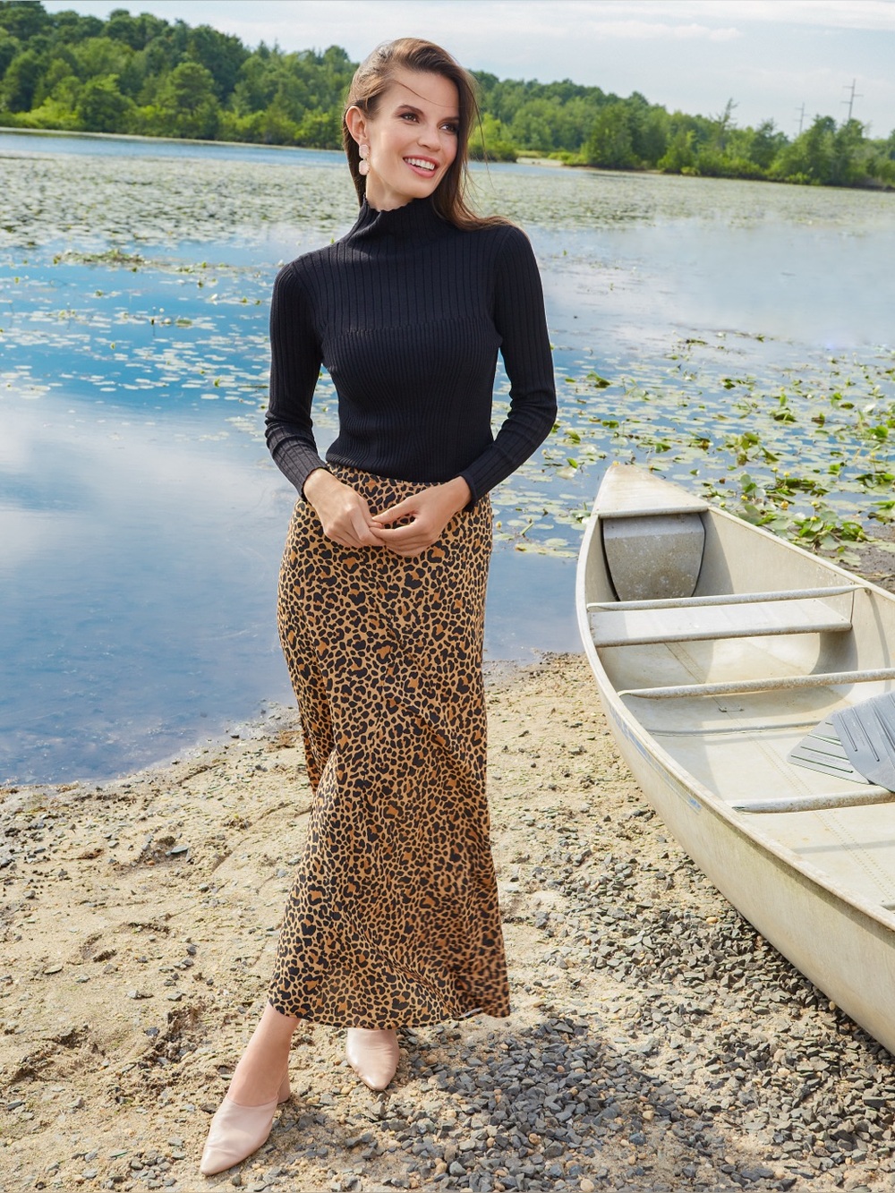 Pashmina Skirt Leopard